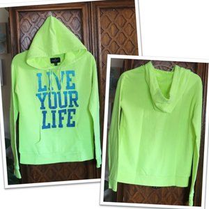 American Eagle Outfitters 'Live Your Life' Graphic Sweatshirt Hoodie - S